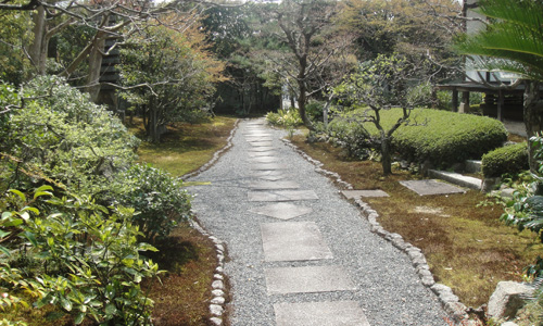 養徳院 通路