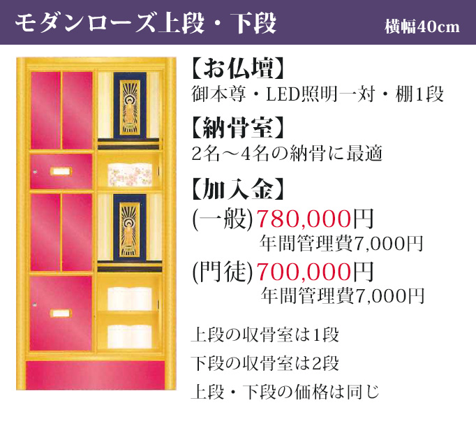 モダンローズ上段・下段